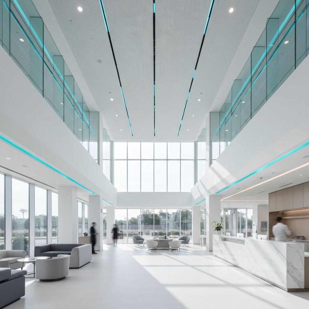 Modern premium medical clinic interior